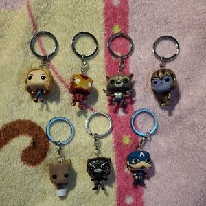 Avengers Funko Pop Keychain Bundle
